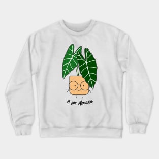 A for Alocasia Crewneck Sweatshirt